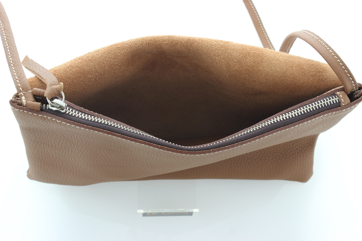 Sac Bandoulière Cuir Vintage Charles Et Charlus - Fabriqué En France - Cuir épais