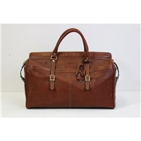 Compact Gianni Conti leather crossbody bag