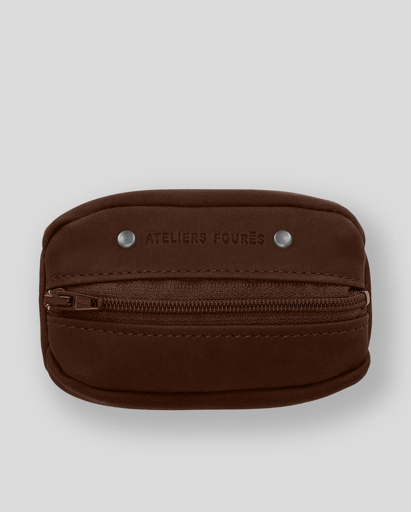 Porte-monnaie Vintage JL Foures En Cuir Noir - Occasion, Maroquinerie Française, Pour Femme